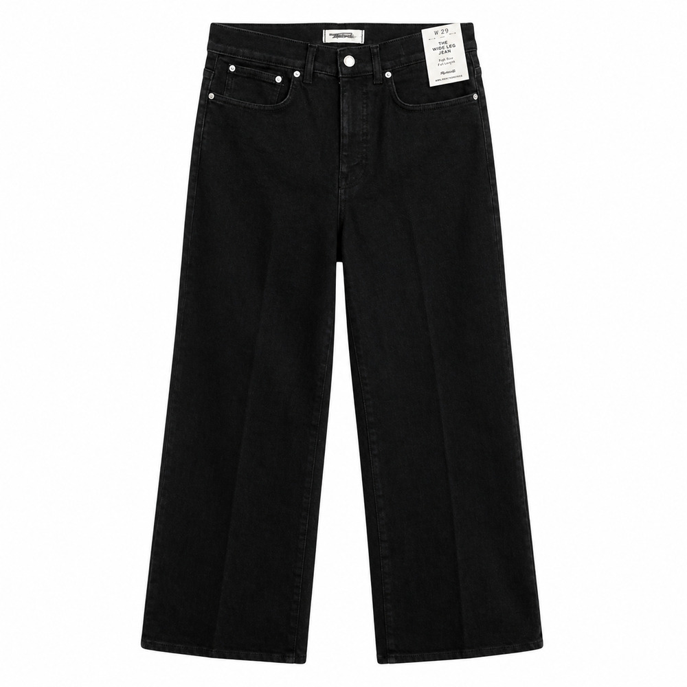 Madewell Black Wide Leg Jeans